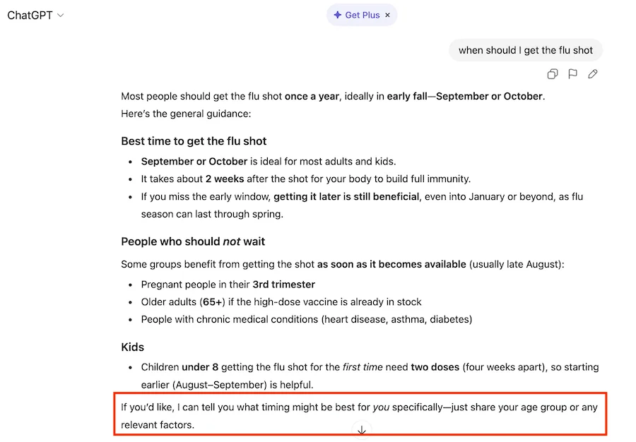 healthcare related chatgpt question and answer