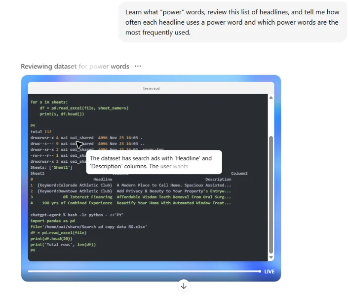 AI fails - Agent mode