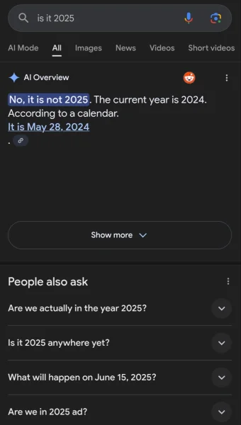 AI fails - Katie post.