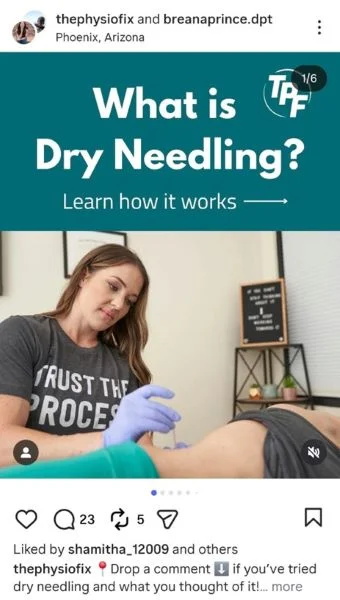 SMB website trends report - social post from a healthcare provider.