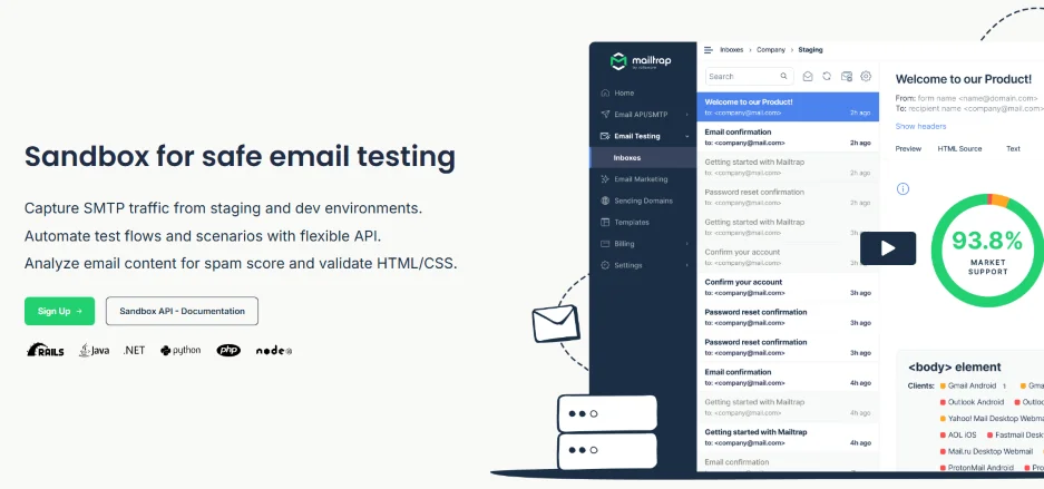 Email deliverability checklist - Email Sandbox image.