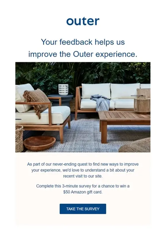 customer retention strategies - outer email