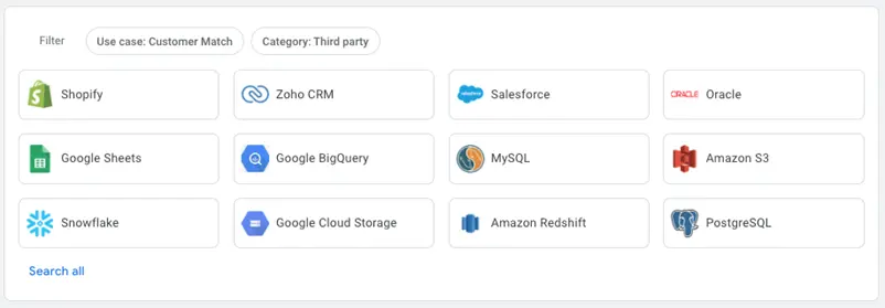google ads performance max - crm integration
