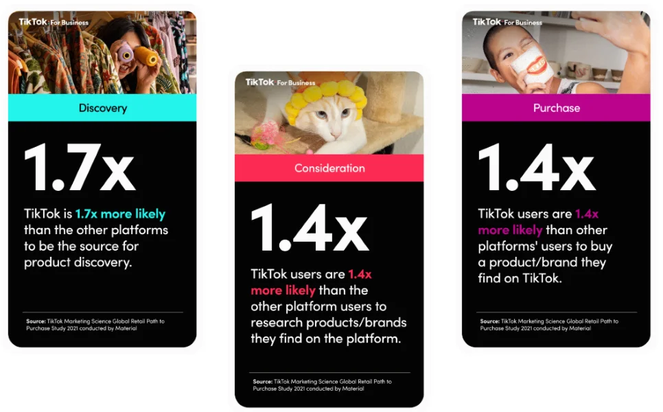 social media platforms - TikTok stats.