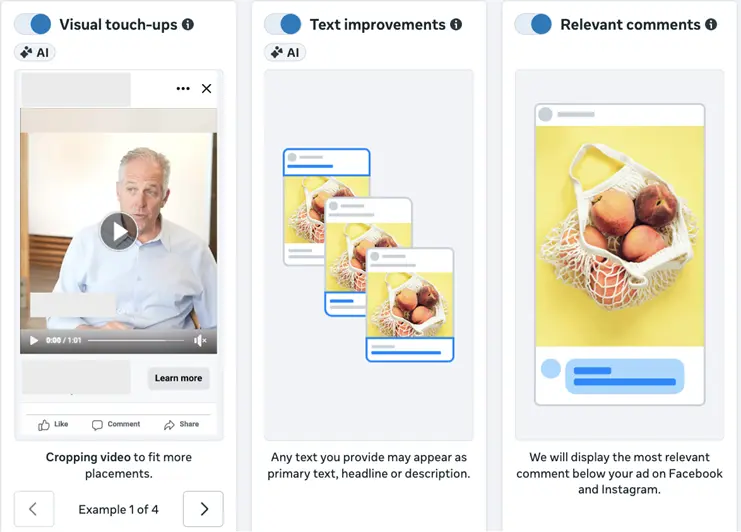 facebook video ads - enhancements