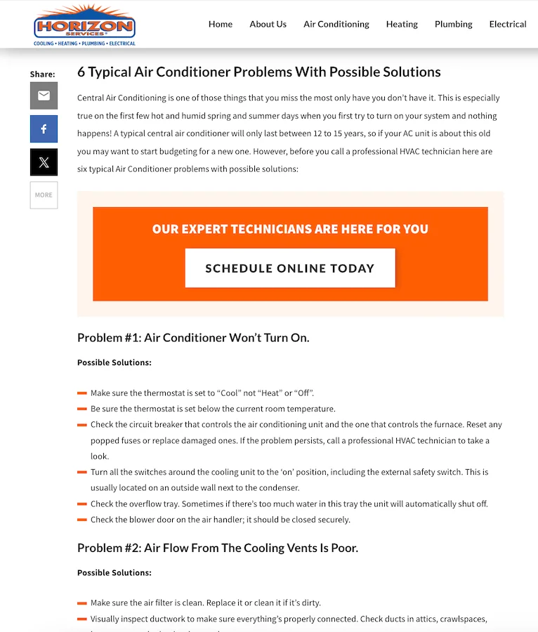 horizon services blog example for ai citable content