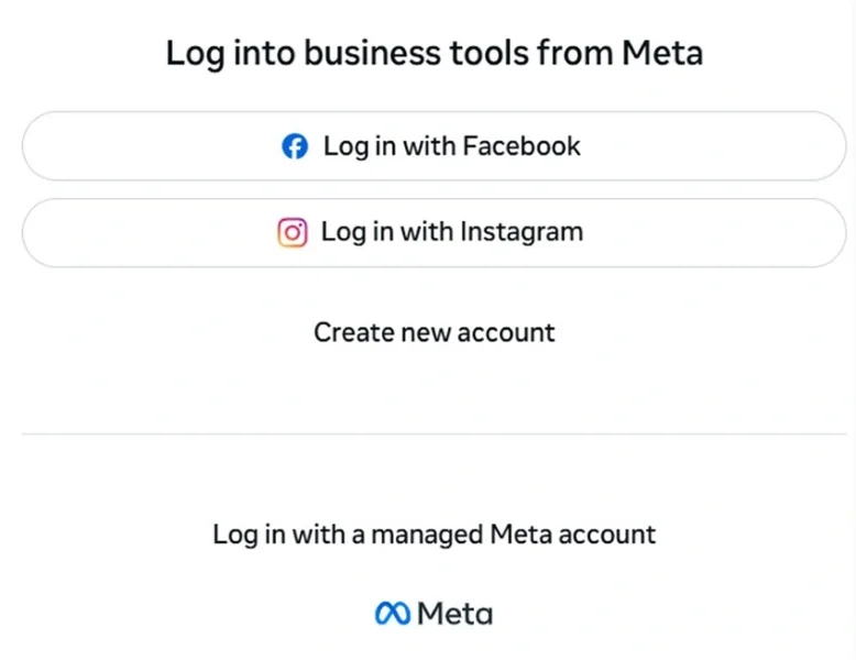 Instagram ads cost - Meta business tools page.