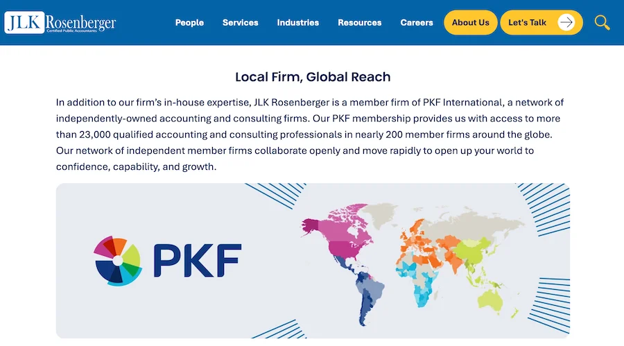 overused marketing phrases fix example - accounting firm with specific feature highlighted