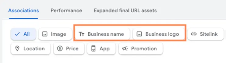 google ads brand guidelines - demand gen campaign logo and name settings