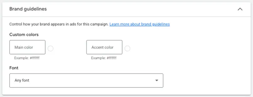 Google Ads Brand Guidelines - Brand Colors