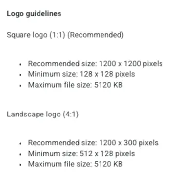 google ads brand guidelines - logo specs