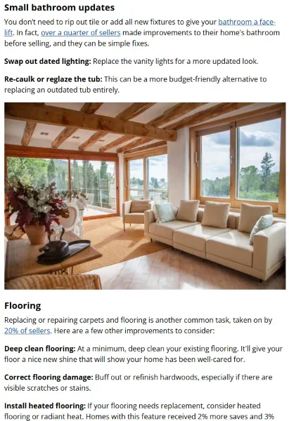 SEO ab testing - example of a well-organized post.