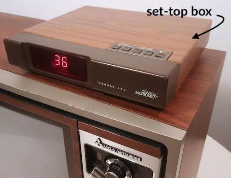 OTT advertising examples - cable box