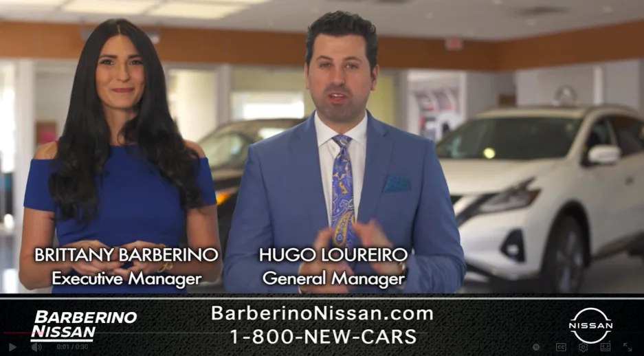 OTT advertising examples - Nissan ad.