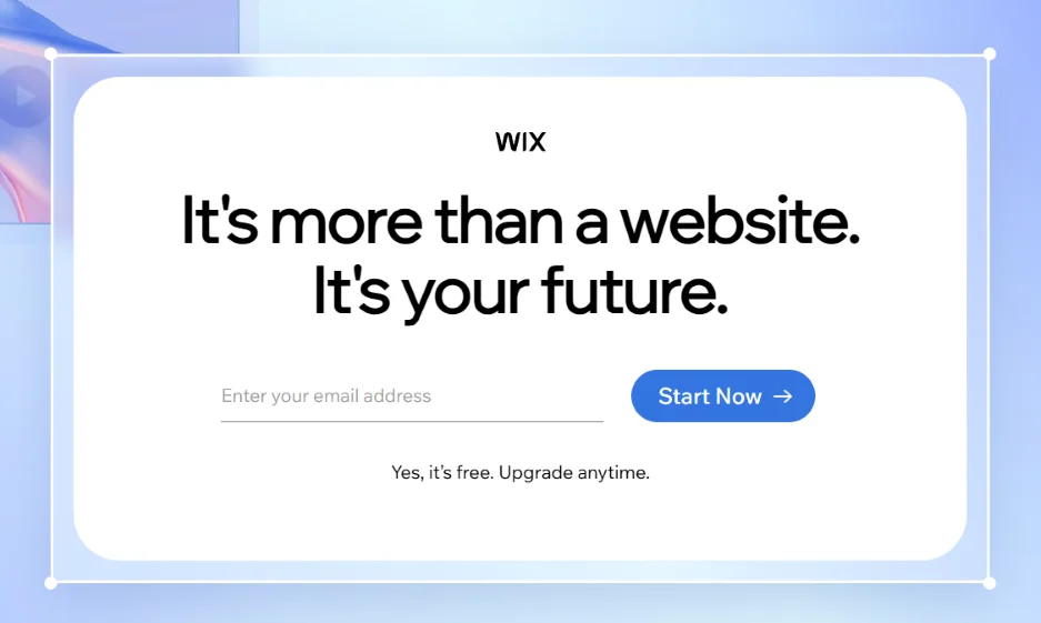 Landing page copywriting - Wix page.