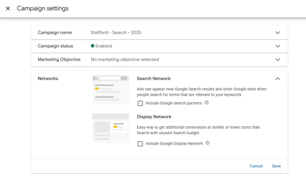 google ads lead quality - search partner network