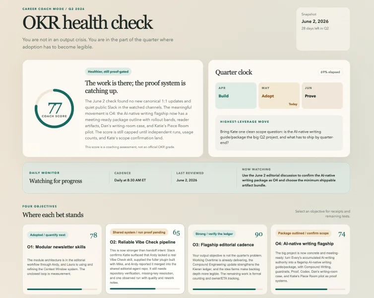 Vibe coding best practices - OKR dashboard